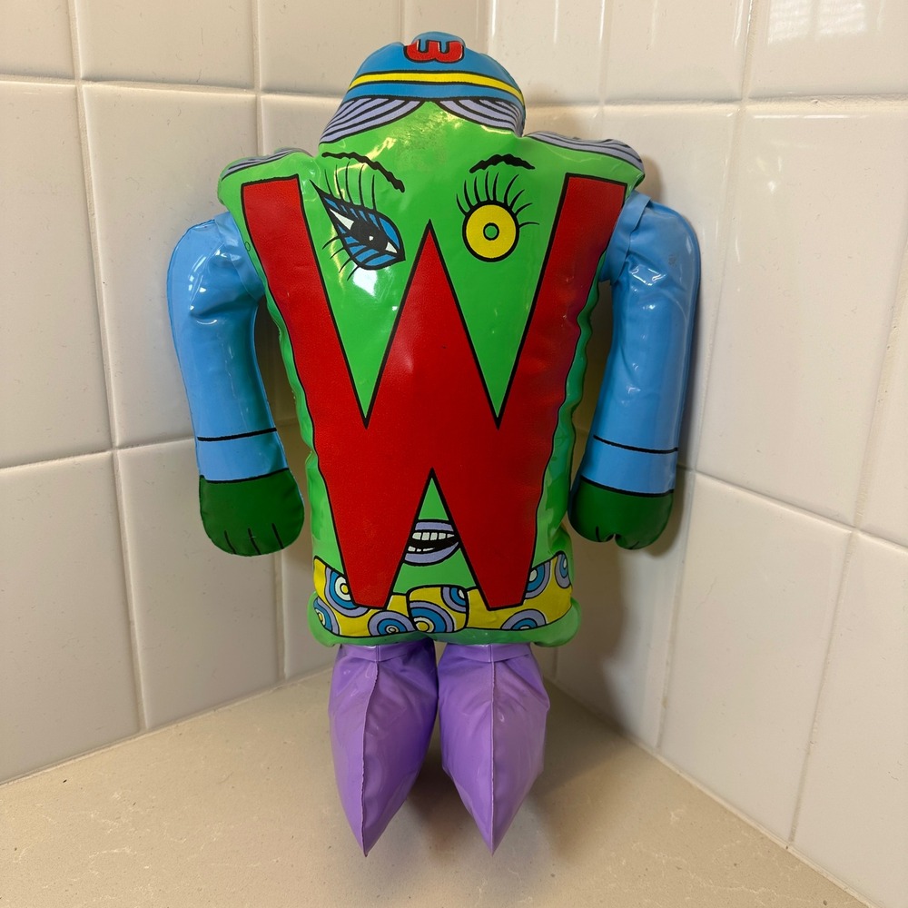 Vintage‎ 1971 The Letter People Miss W Wonderfull Wink Arista Corp Inflatable